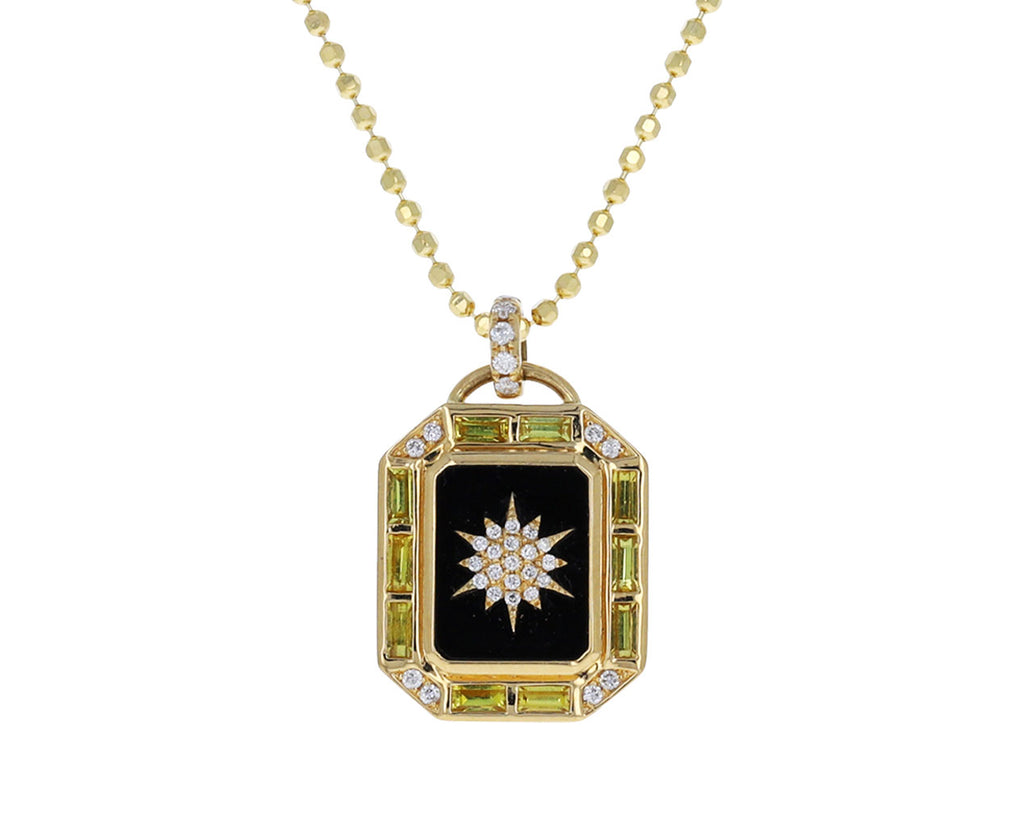 La Stella Mini Tarot Black Onyx Pendant Necklace