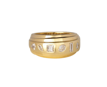 Mixed Diamond Monroe Cigar Band