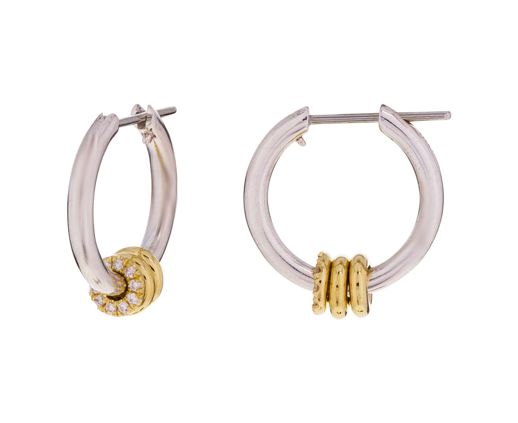 Silver Ara Deux Hoops - TWISTonline 
