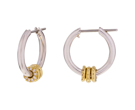 Silver Ara Deux Hoops - TWISTonline 