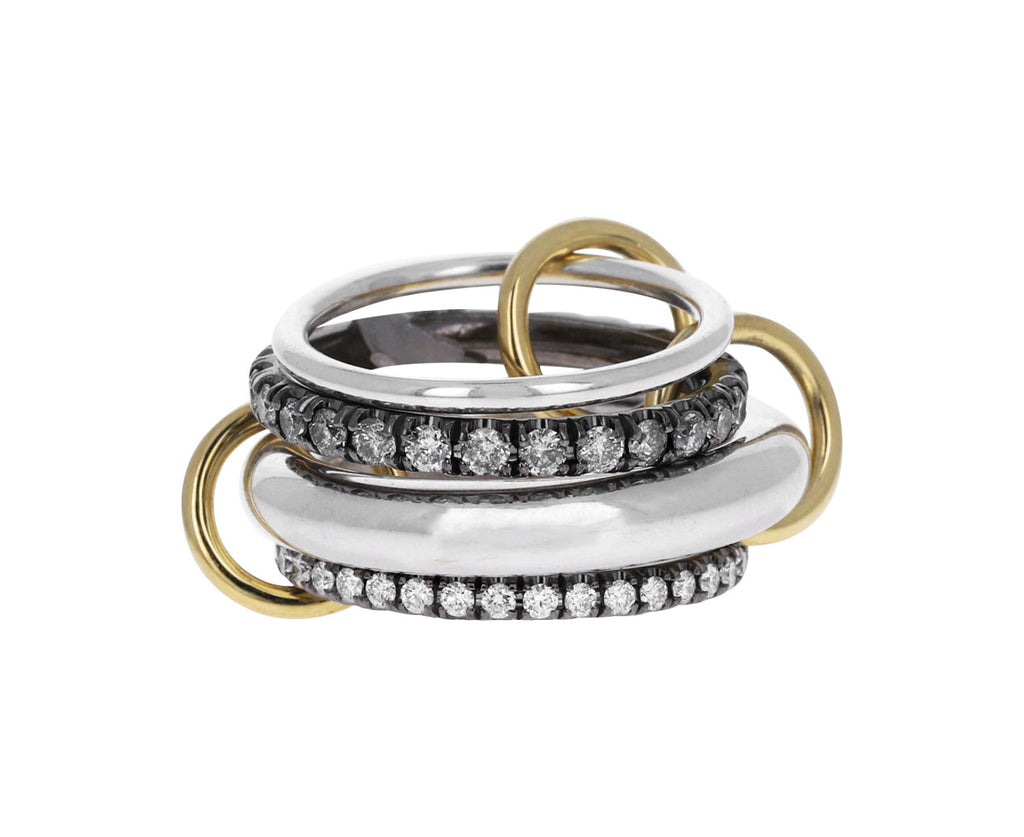 Diamond and Silver Cassini SG Ring
