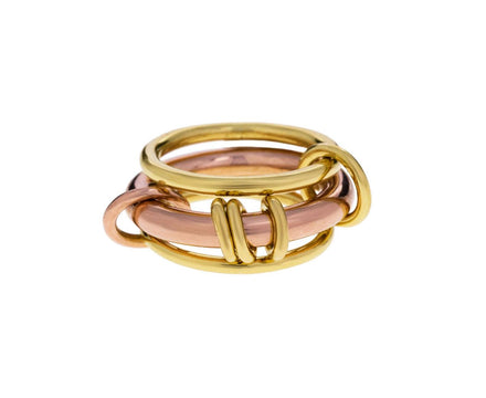 Gemini Rose Three Band Ring - TWISTonline 