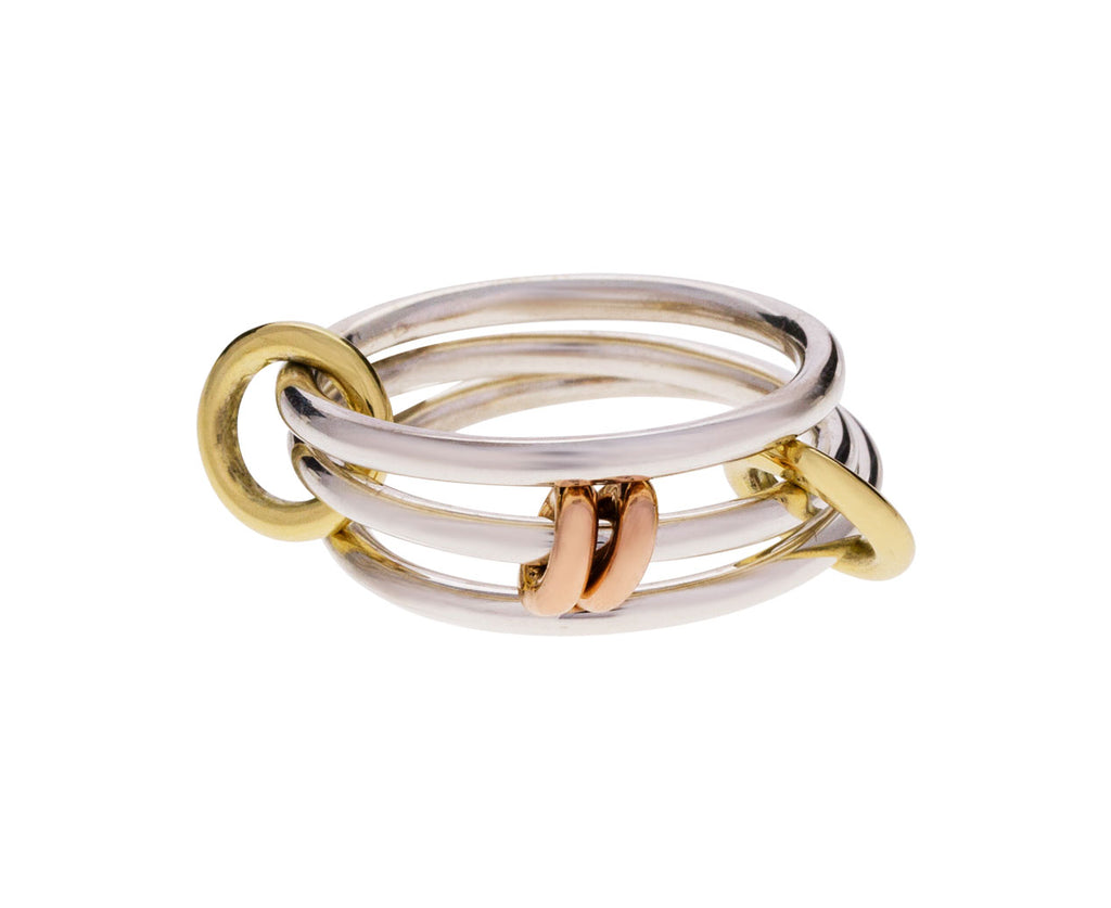 Silver and Gold Acacia Ring - TWISTonline 