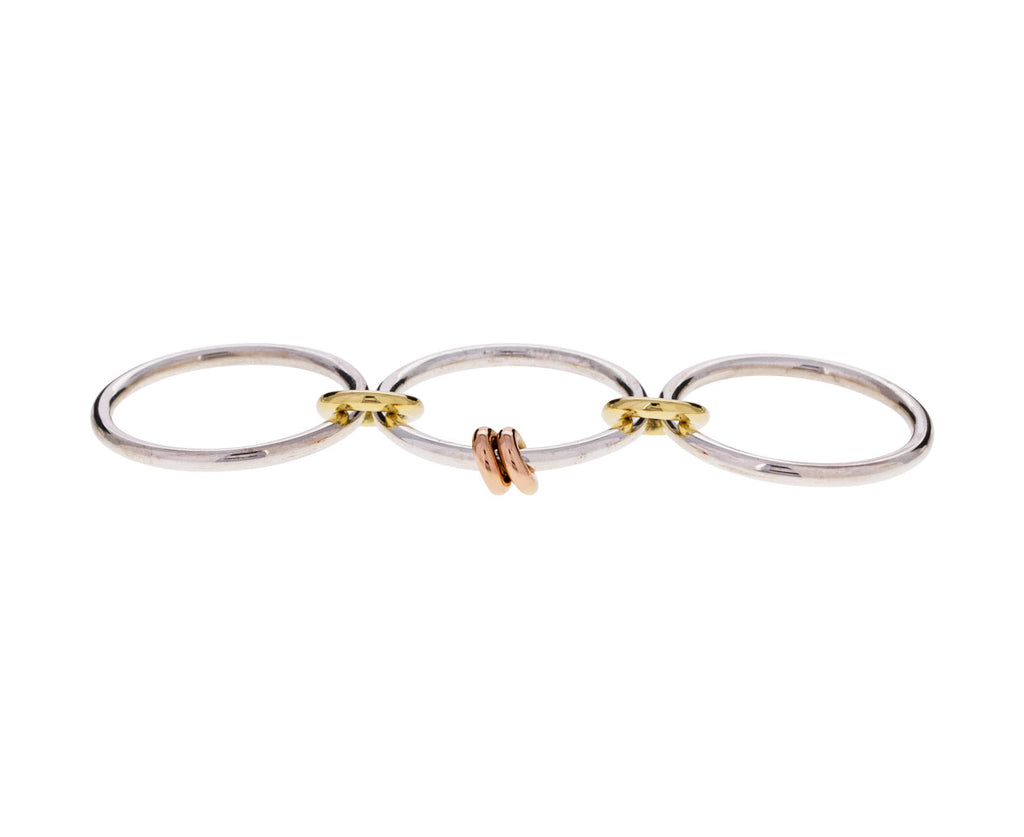 Silver and Gold Acacia Ring - TWISTonline 
