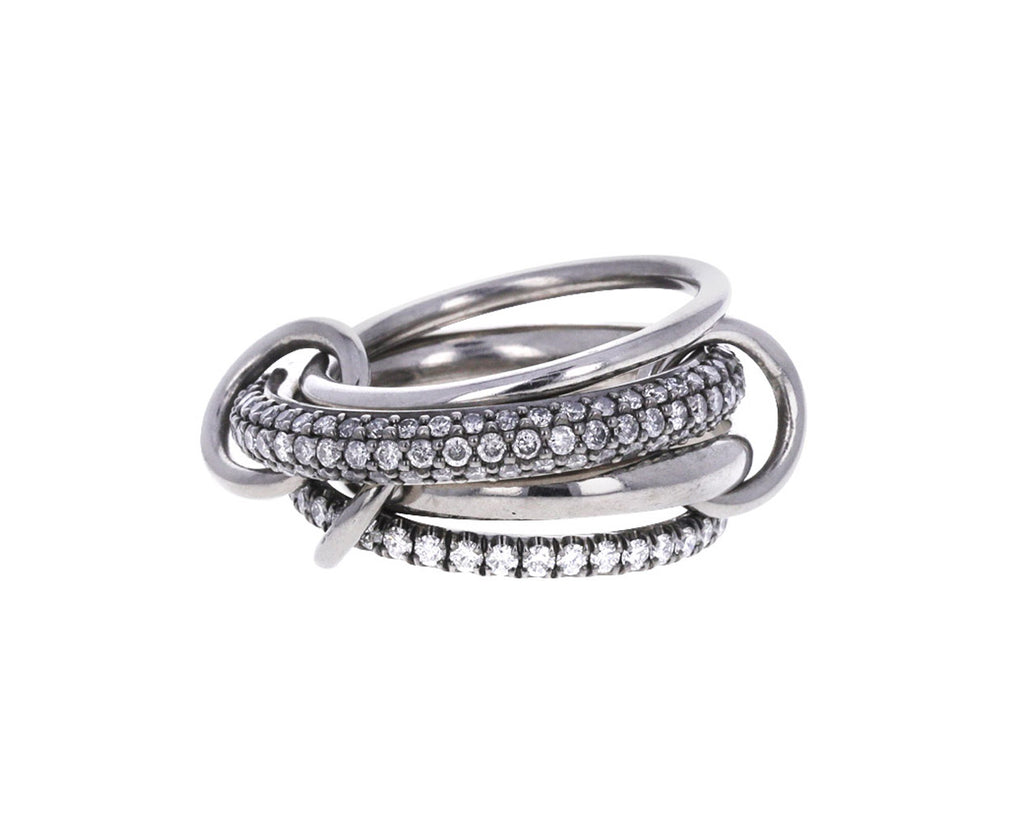 Black Gold Vega Four Band Ring