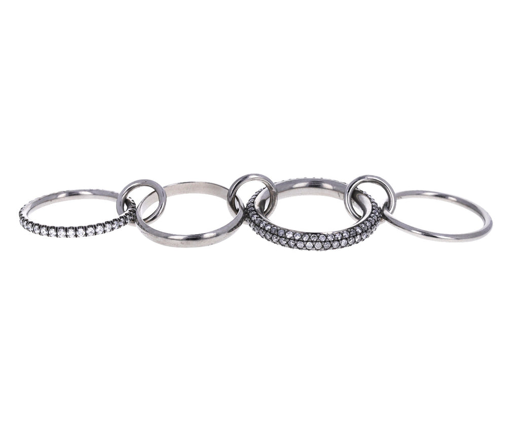 Black Gold Vega Four Band Ring