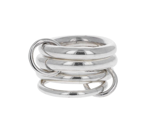 Silver Petite Aquarius Ring