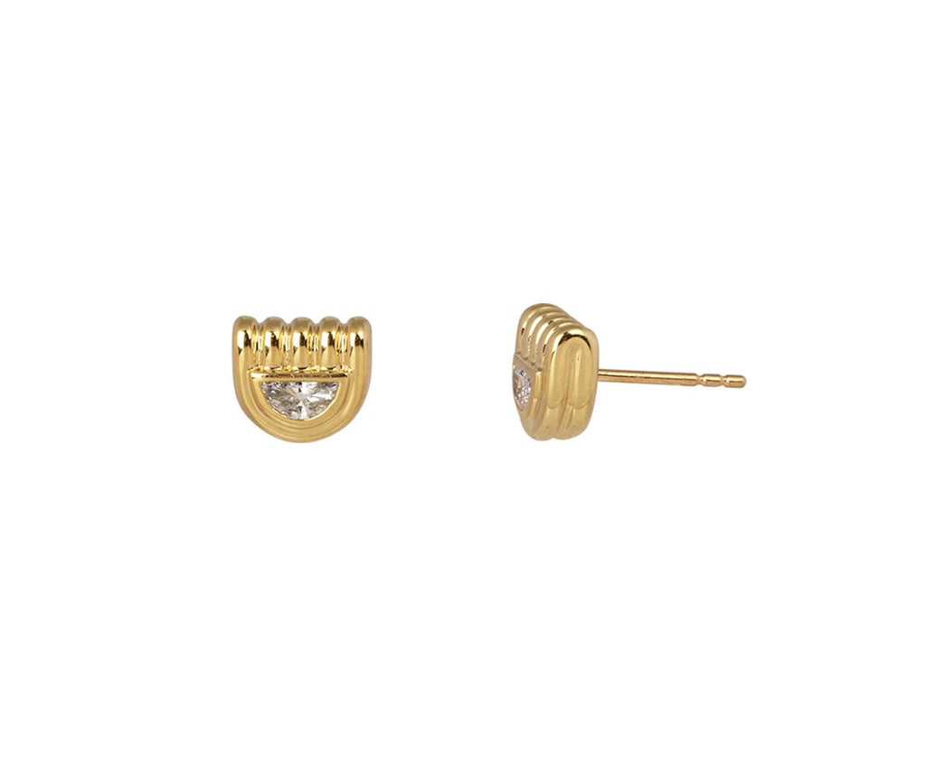Diamond Marmara Stud Earrings