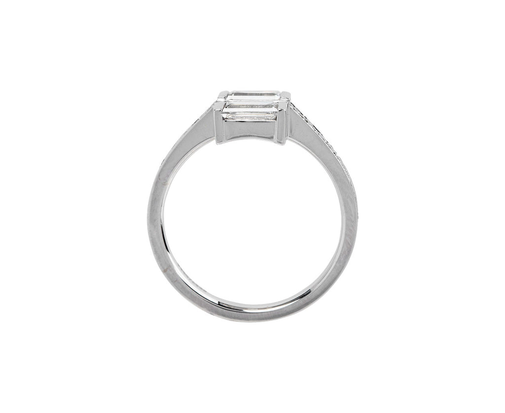 State Property Equinox Baguette Diamond Ring Top