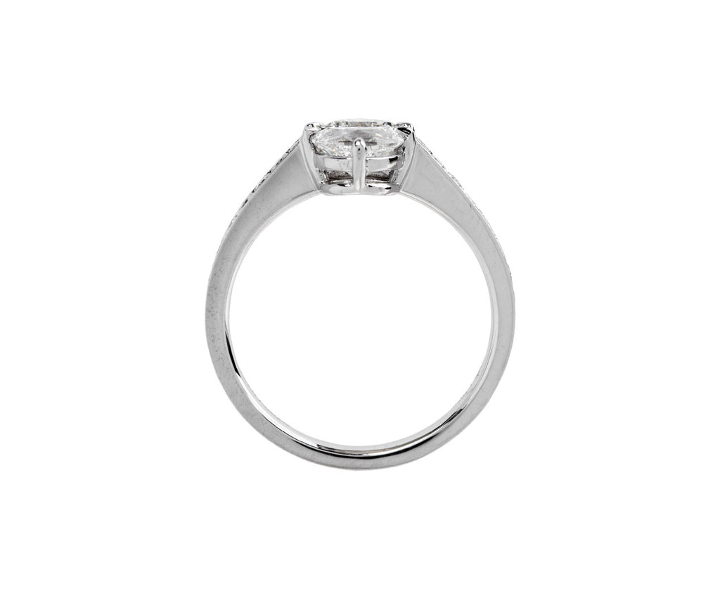 State Property Equinox Half Moon Diamond Ring Top