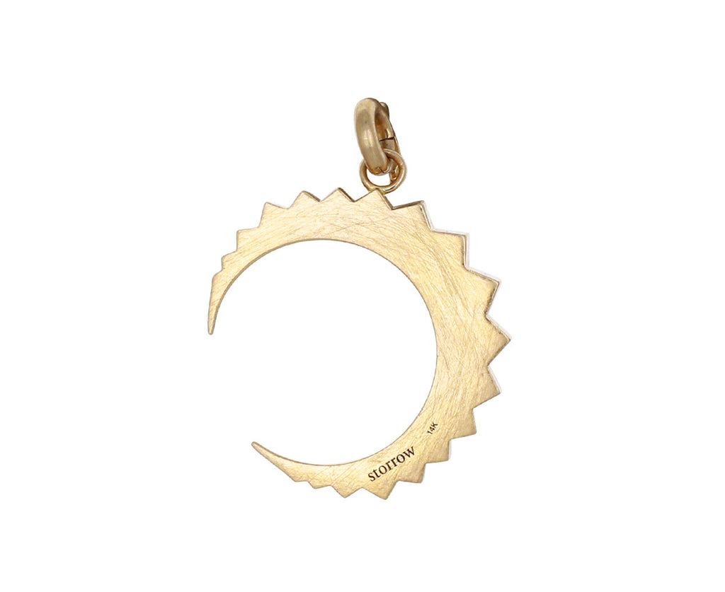Lapis and Diamond Crescent Estelle Charm ONLY
