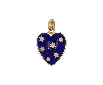 Lapis Star Heart Charm ONLY
