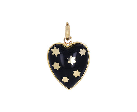 Onyx Anna Heart Charm ONLY - TWISTonline 