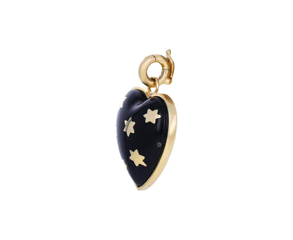 Onyx Star Heart Charm ONLY
