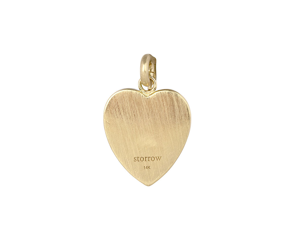 Rhodochrosite Anna Heart Charm Pendant ONLY