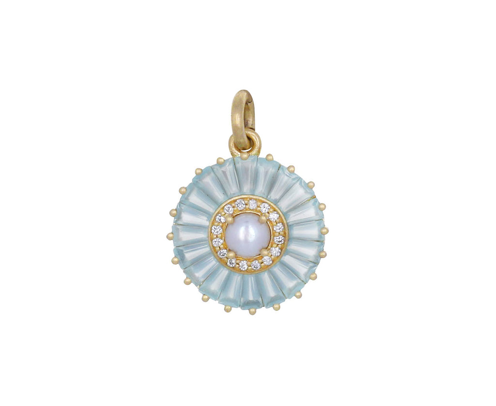 Blue Agate Pearl Emily Charm Pendant ONLY - TWISTonline 