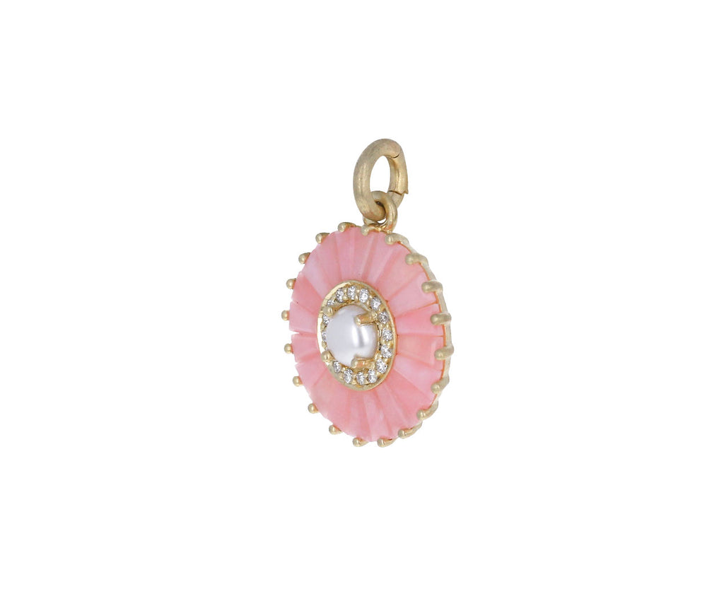 Pink Opal Pearl Emily Charm Pendant ONLY
