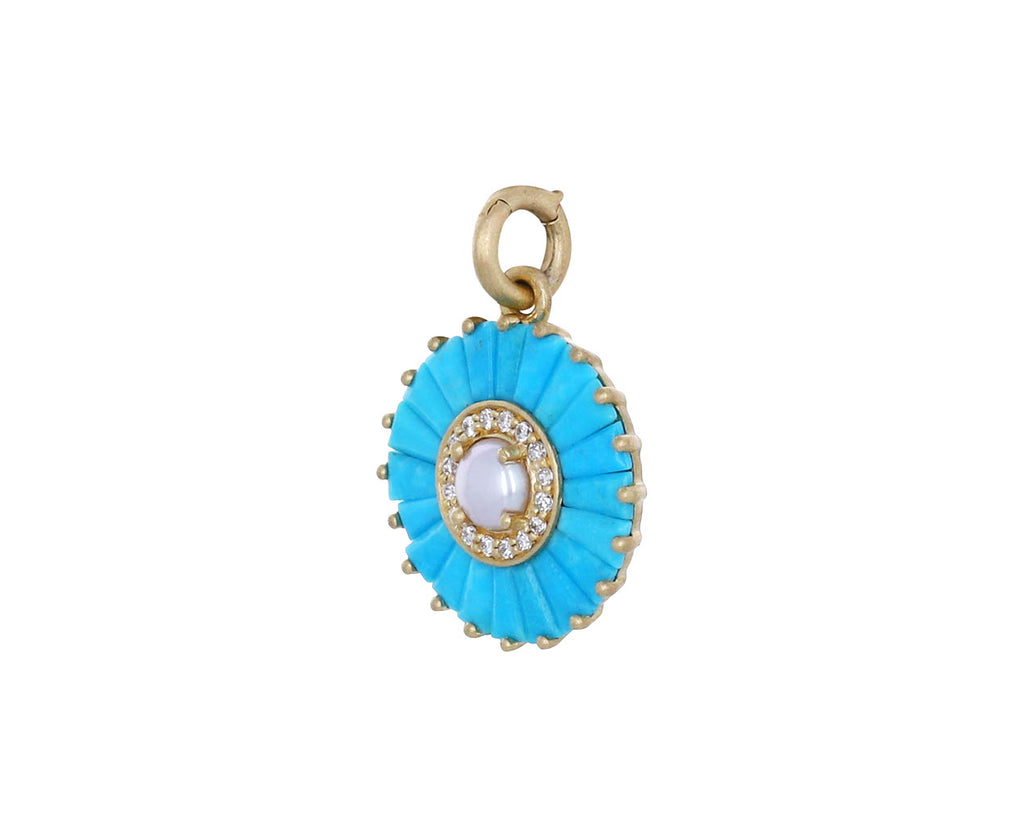 Turquoise Pearl Emily Charm ONLY