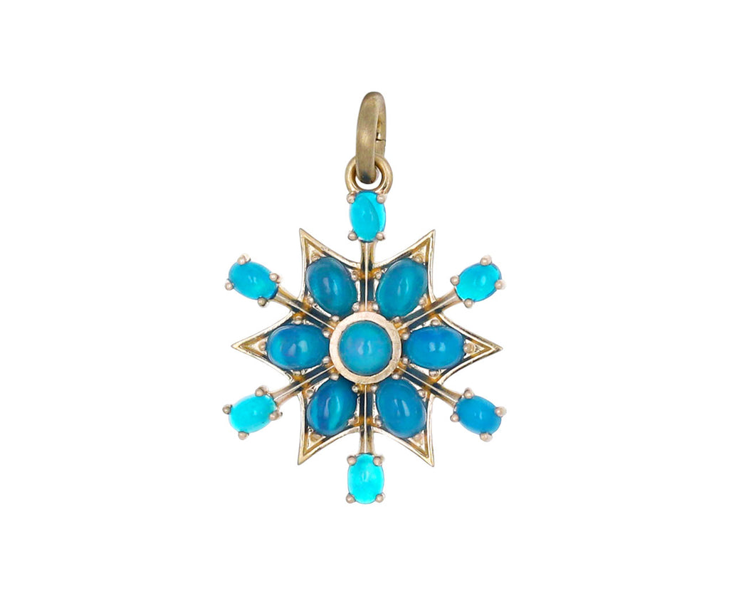 Blue Opal Starburst Sadie Charm ONLY