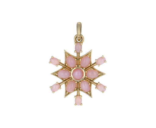 Pink Opal Starburst Sadie Charm Pendant ONLY