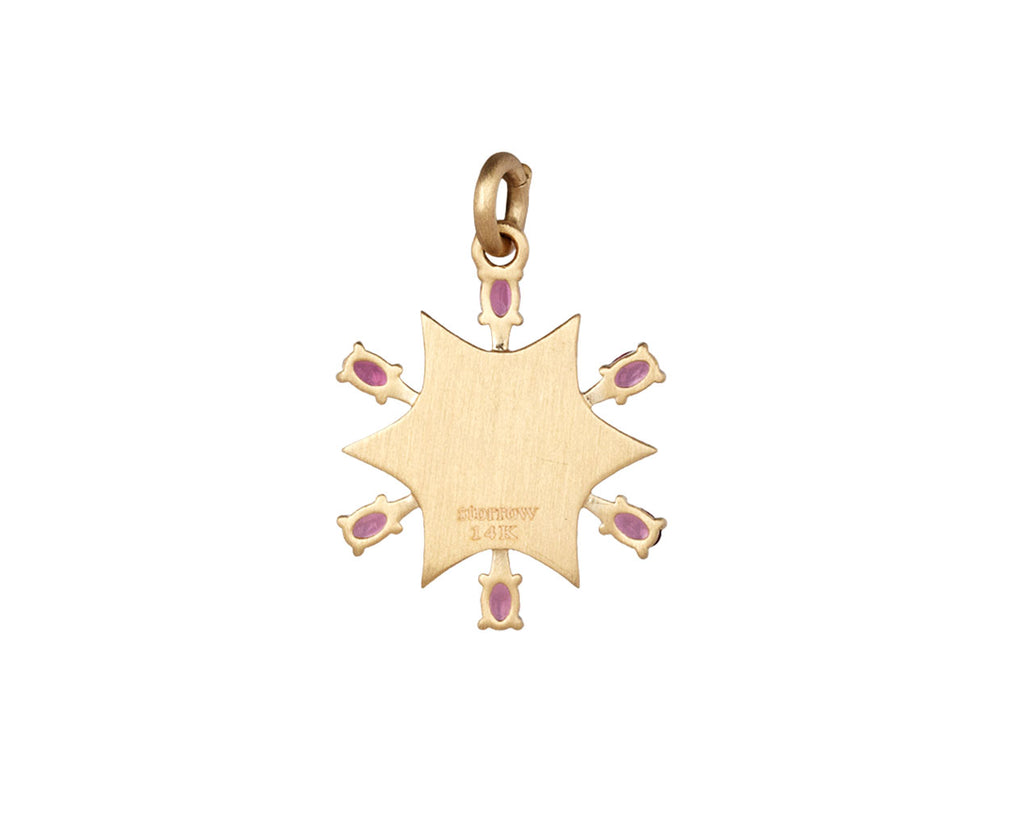 Pink Tourmaline Starburst Sadie Charm ONLY