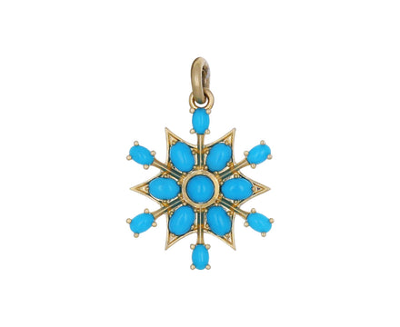 Turquoise Starburst Sadie Charm ONLY