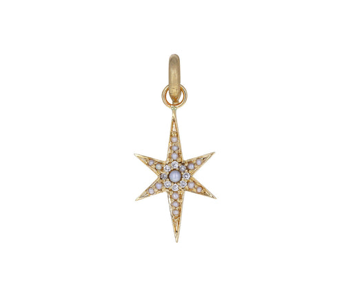 Pearl and Diamond Star Stella Charm ONLY