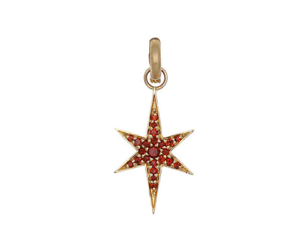 Garnet Star Stella Charm ONLY