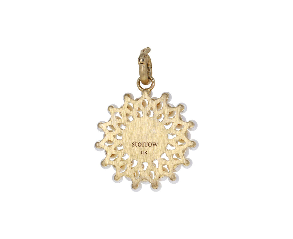 Opal and Pearl Juliet Cluster Charm ONLY