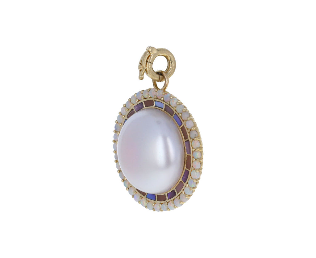 Opal and Pearl Josephine Charm Pendant ONLY