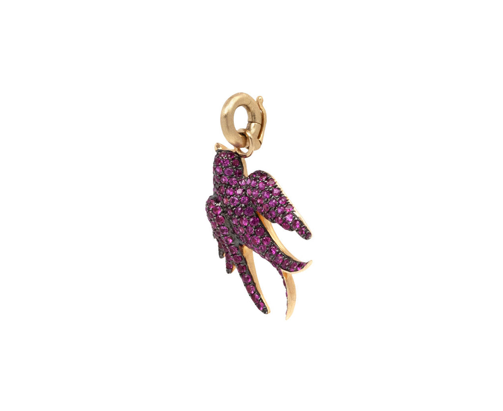 Storrow Ruby Birdie Charm ONLY Side View