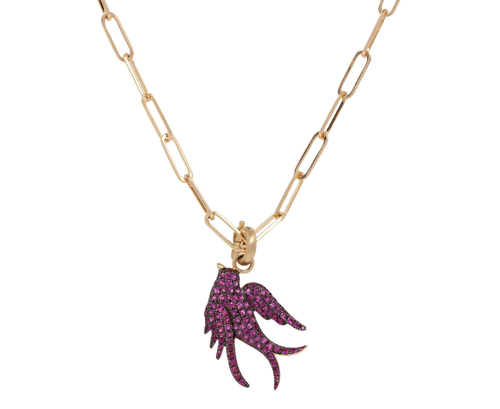 Storrow Ruby Birdie Charm ONLY On Chain