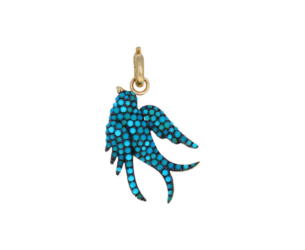 Turquoise Birdie Charm ONLY