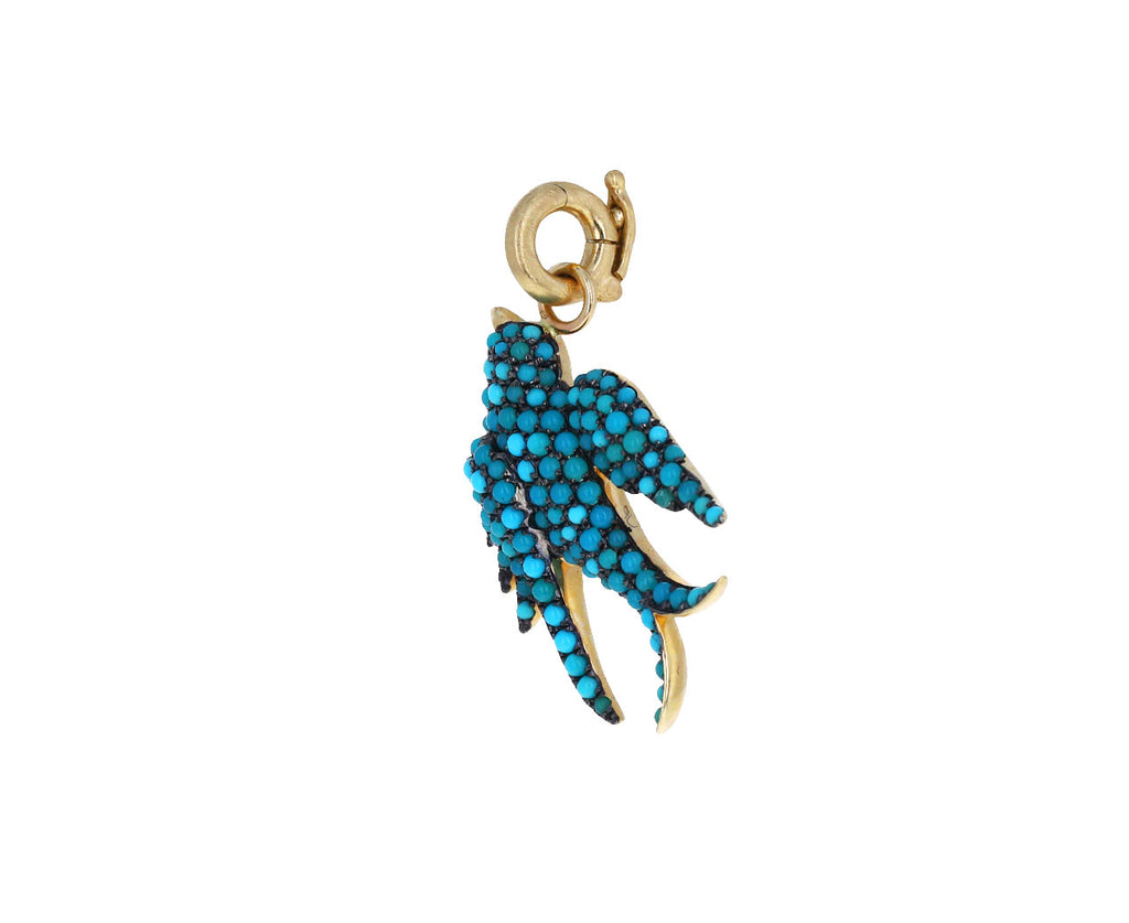 Turquoise Birdie Charm ONLY