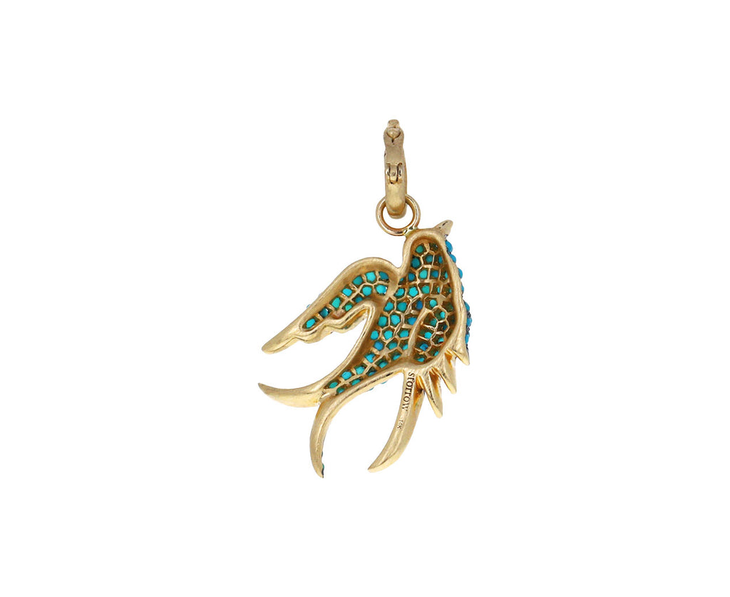 Turquoise Birdie Charm ONLY