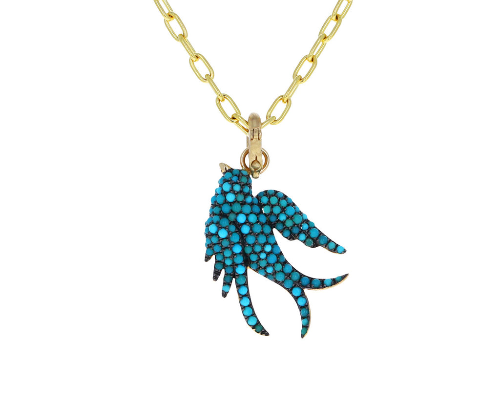 Turquoise Birdie Charm ONLY