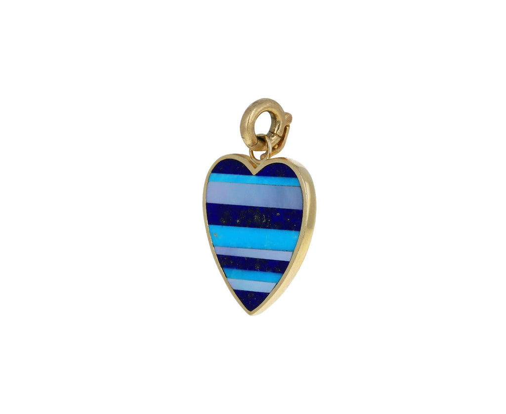 Lapis, Turquoise and Mother of Pearl Eloise Charm ONLY