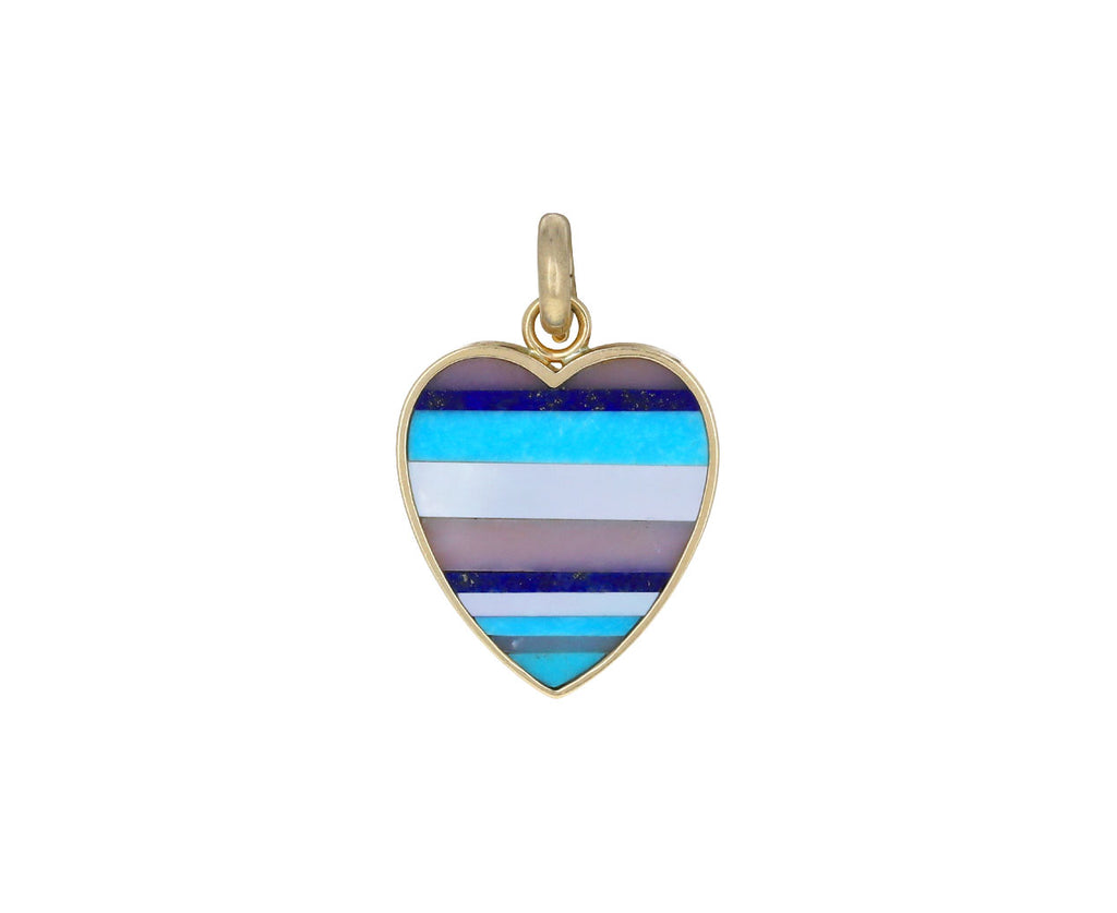 Turquoise, Lapis, Pink Opal and Mother-of-Pearl Eloise Charm ONLY
