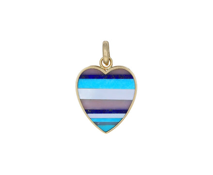 Turquoise, Lapis, Pink Opal and Mother-of-Pearl Eloise Charm ONLY