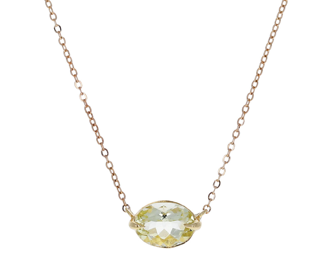 Yellow tourmaline new arrivals necklace
