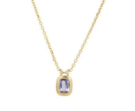 Blue Sapphire Pendant Necklace