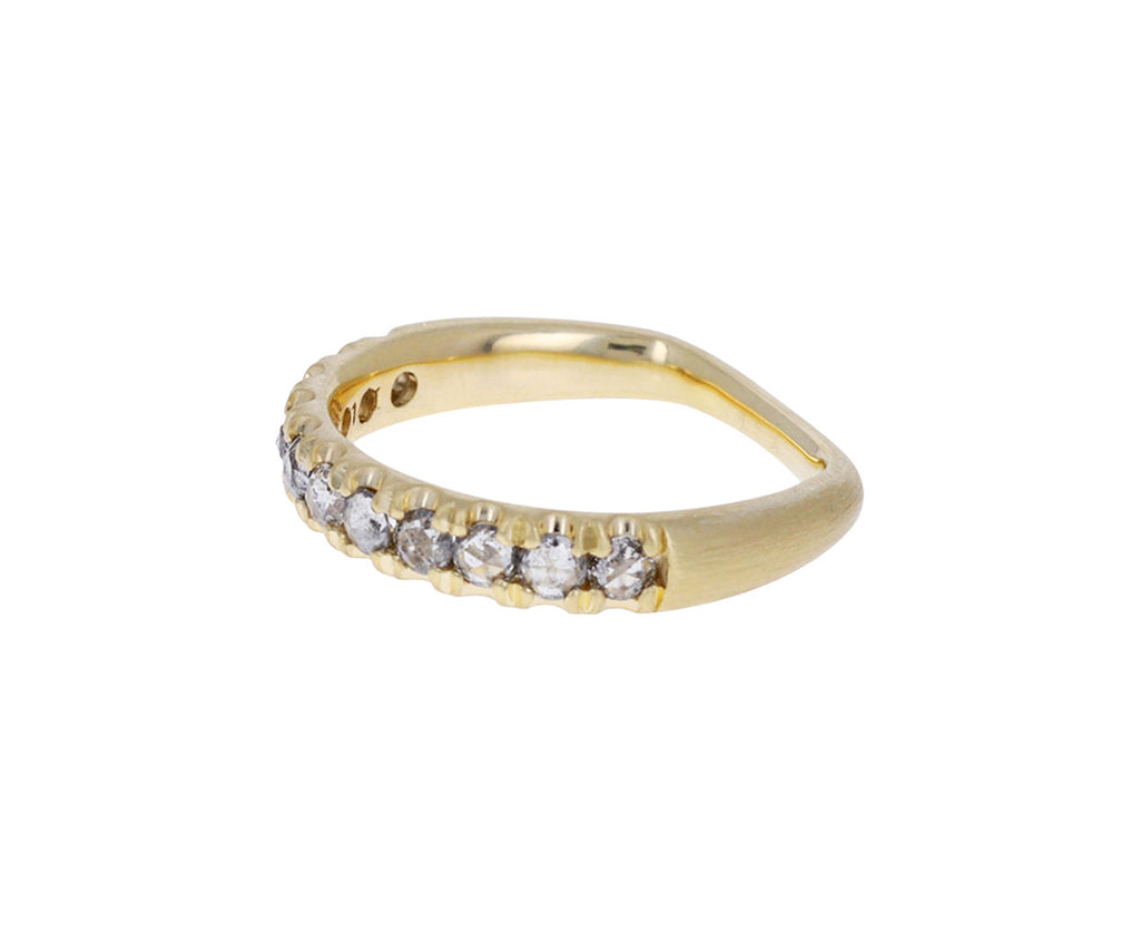 Black and White Euro Diamond Band