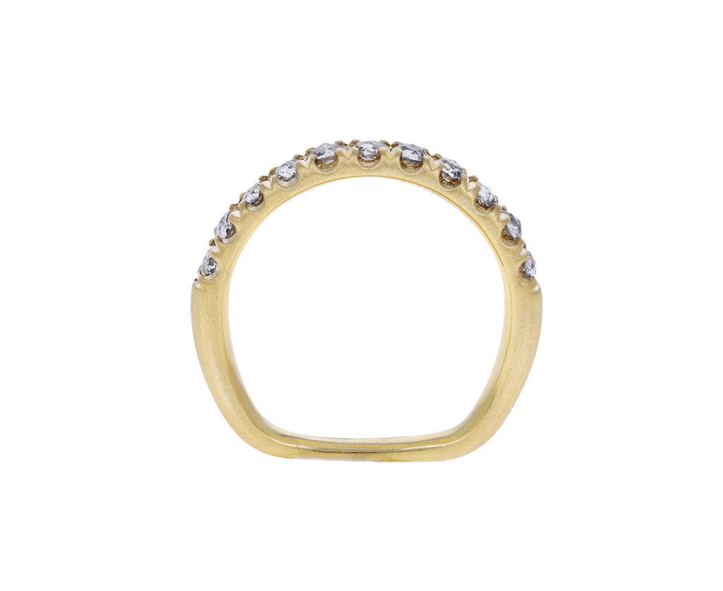 Black and White Euro Diamond Band