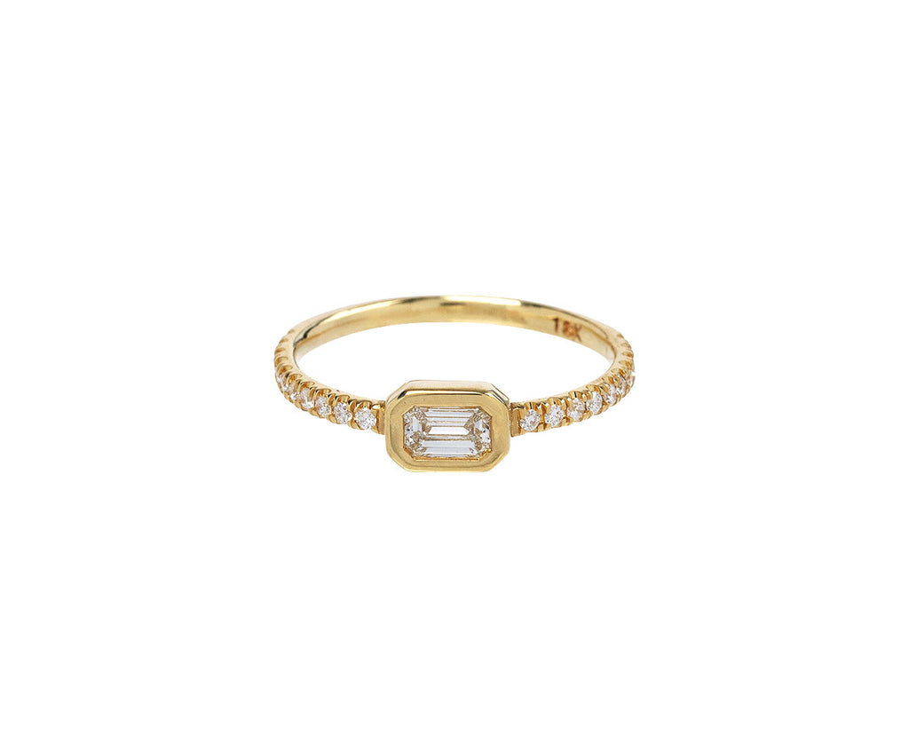 Elizabeth Street Bezel Set Diamond Solitaire Ring
