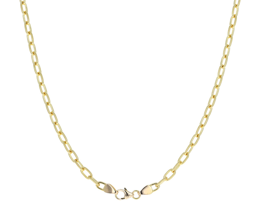 18" Gold Oval Link Chain Necklace