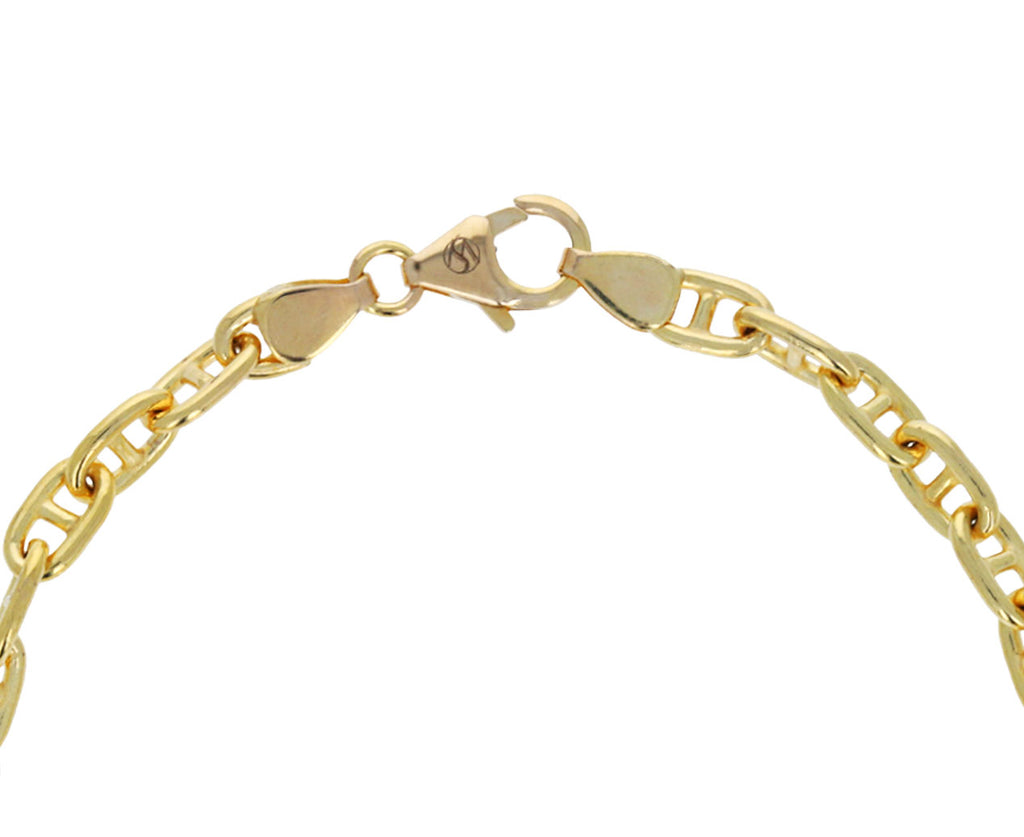 Gold Marine Chain Bracelet