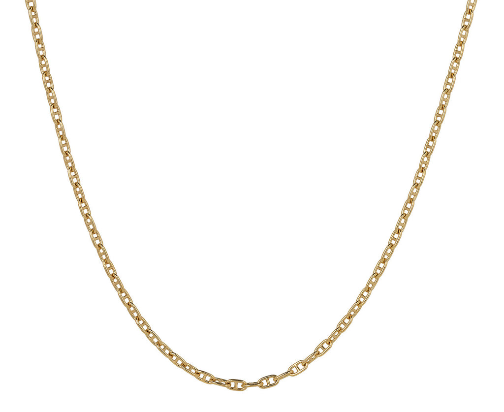 Stephanie Windsor Vintage 18" Solid Baby Marine Link Chain Necklace