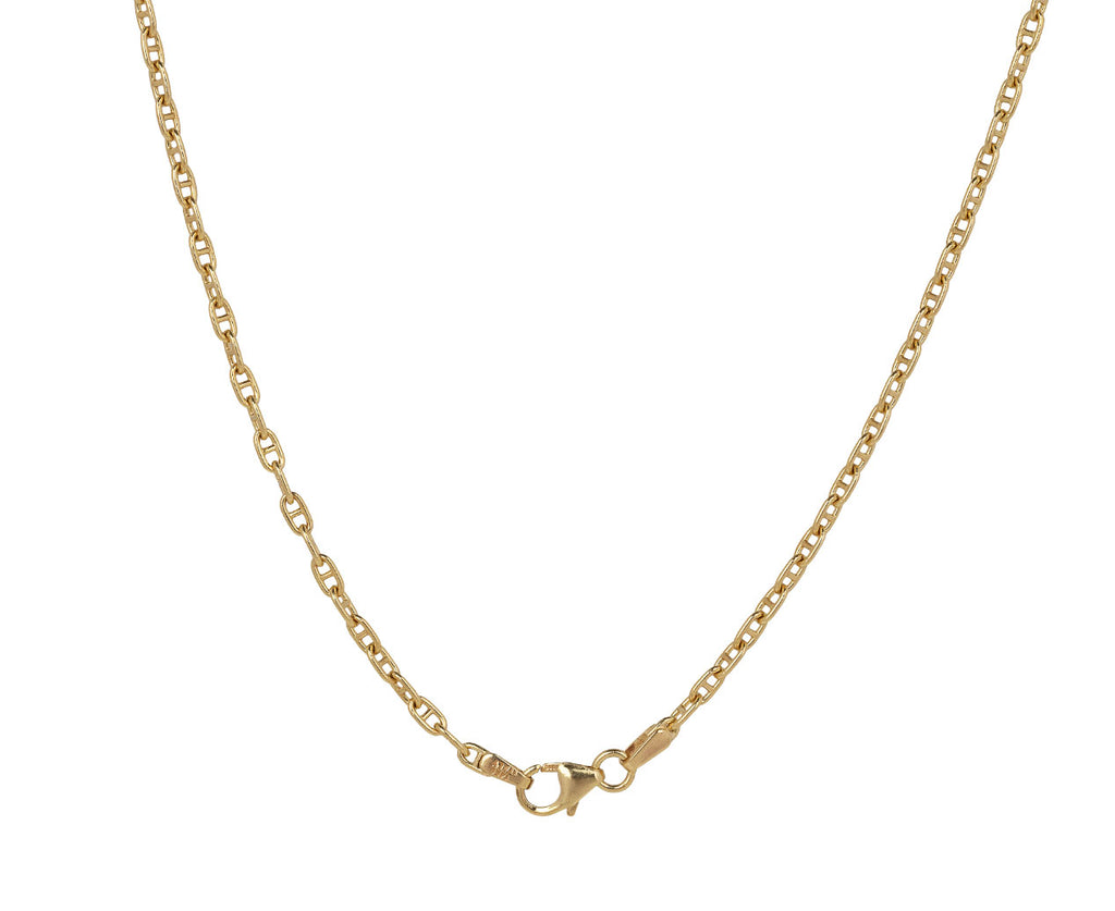 Stephanie Windsor Vintage 18" Solid Baby Marine Link Chain Necklace Clasp