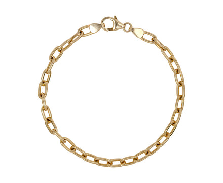 Stephanie Windsor Vintage Gold Small Oval Link Bracelet