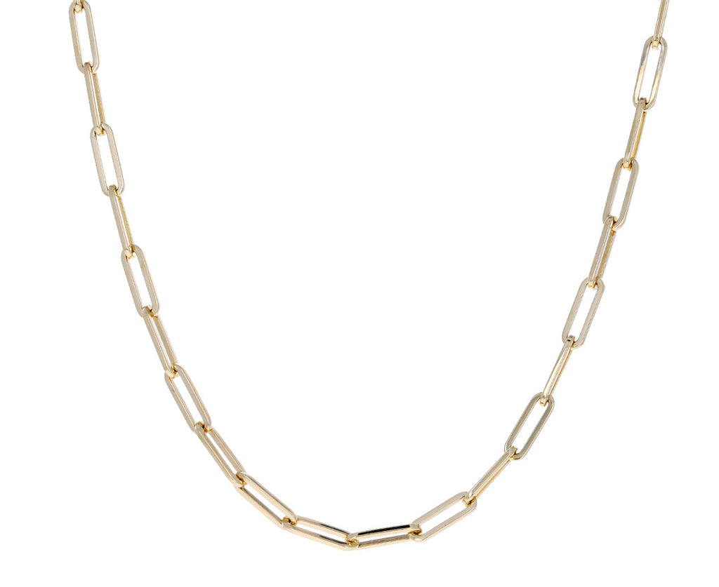 16" Gold Paperclip Chain Necklace